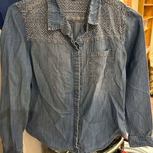 Demin button up - S - Picture 4 of 4